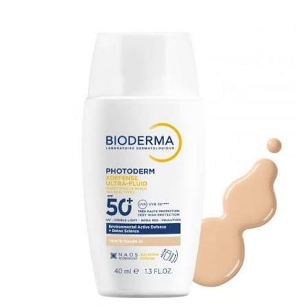 BIODERMA PHOTODERM X DEFENSE ULTRA FLUIDE 50SPF + TEINTE 01 40ML